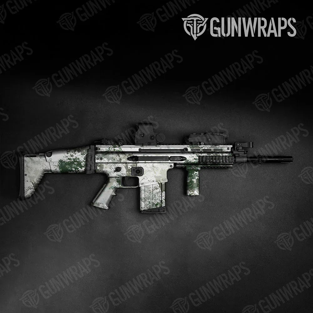 Substrate Snow Spruce Tactical Gun Skin Vinyl Wraps