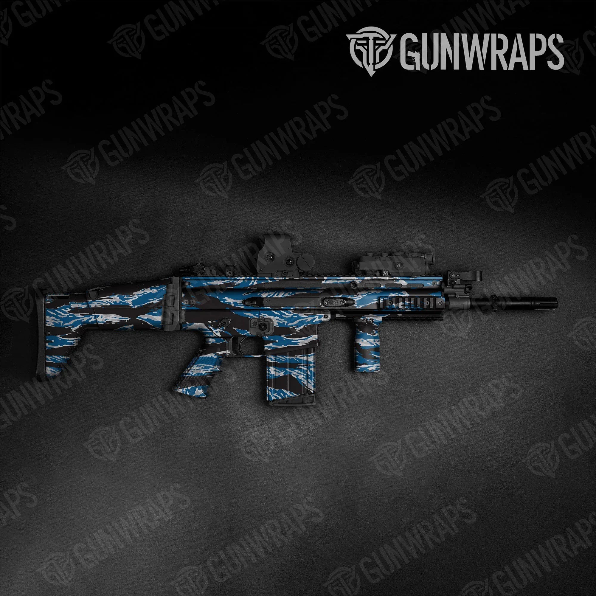Vietnam Tiger Stripe Tactical Gun Skin Vinyl Wraps | CamoWraps