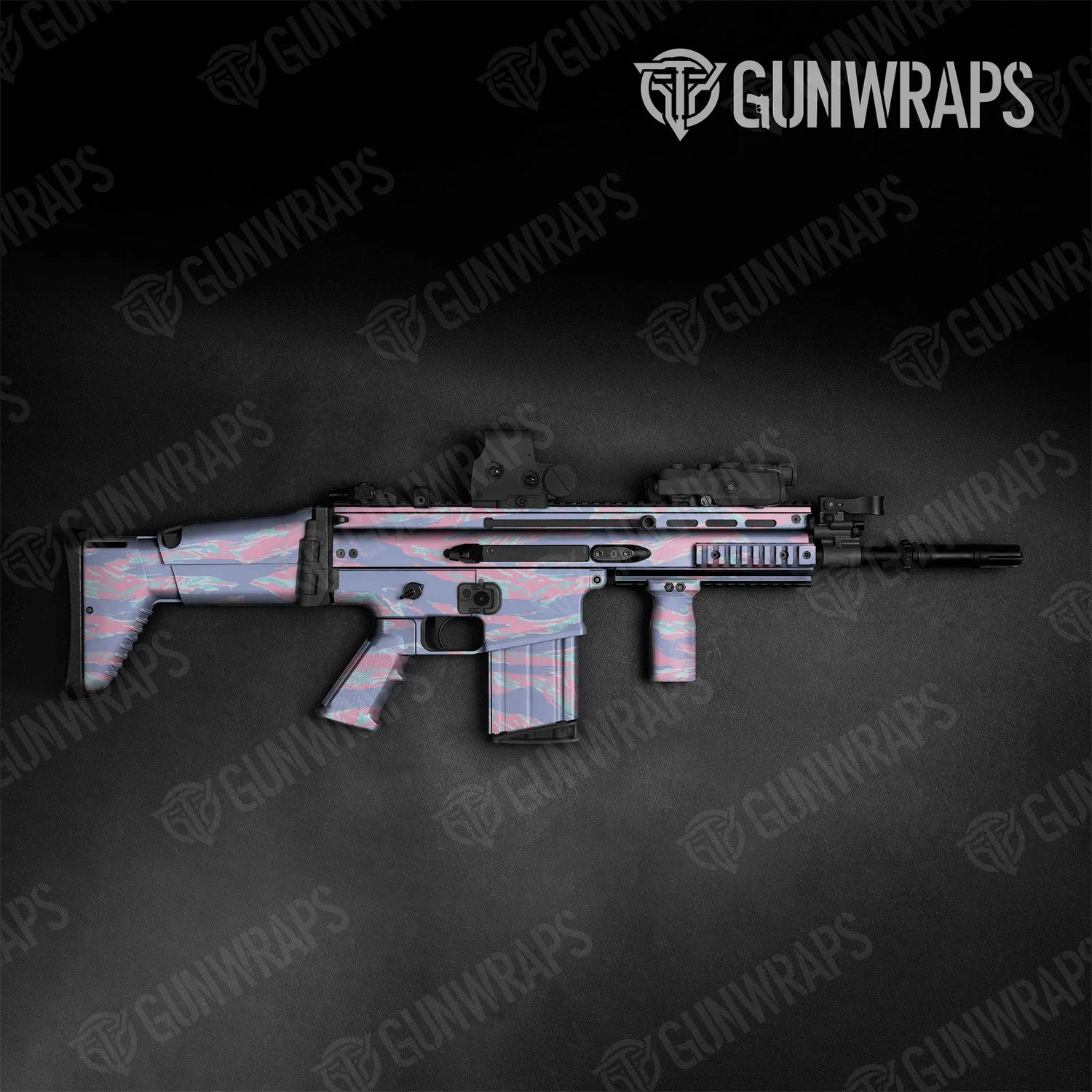 Vietnam Tiger Stripe Cotton Candy Tactical Gun Skin Vinyl Wraps