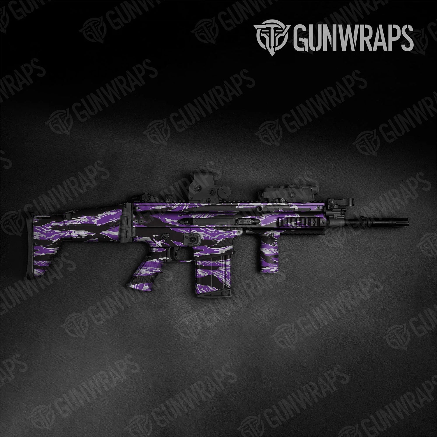 Vietnam Tiger Stripe Purple Tiger Tactical Gun Skin Vinyl Wraps