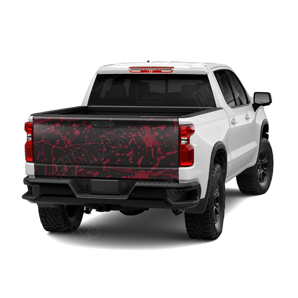 Bloodbath Black Tailgate Wraps
