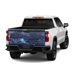 Compound Blue Urban Night Tailgate Wraps