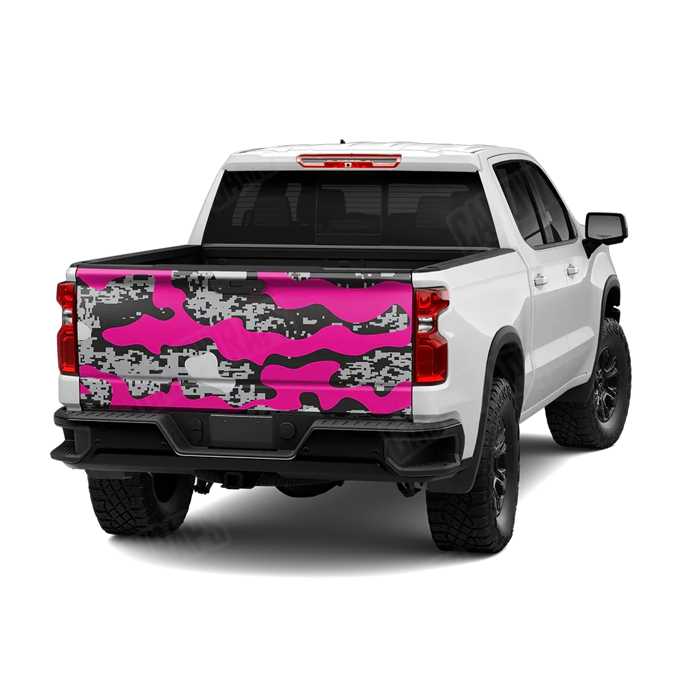 Compound Magenta Tiger Tailgate Wraps