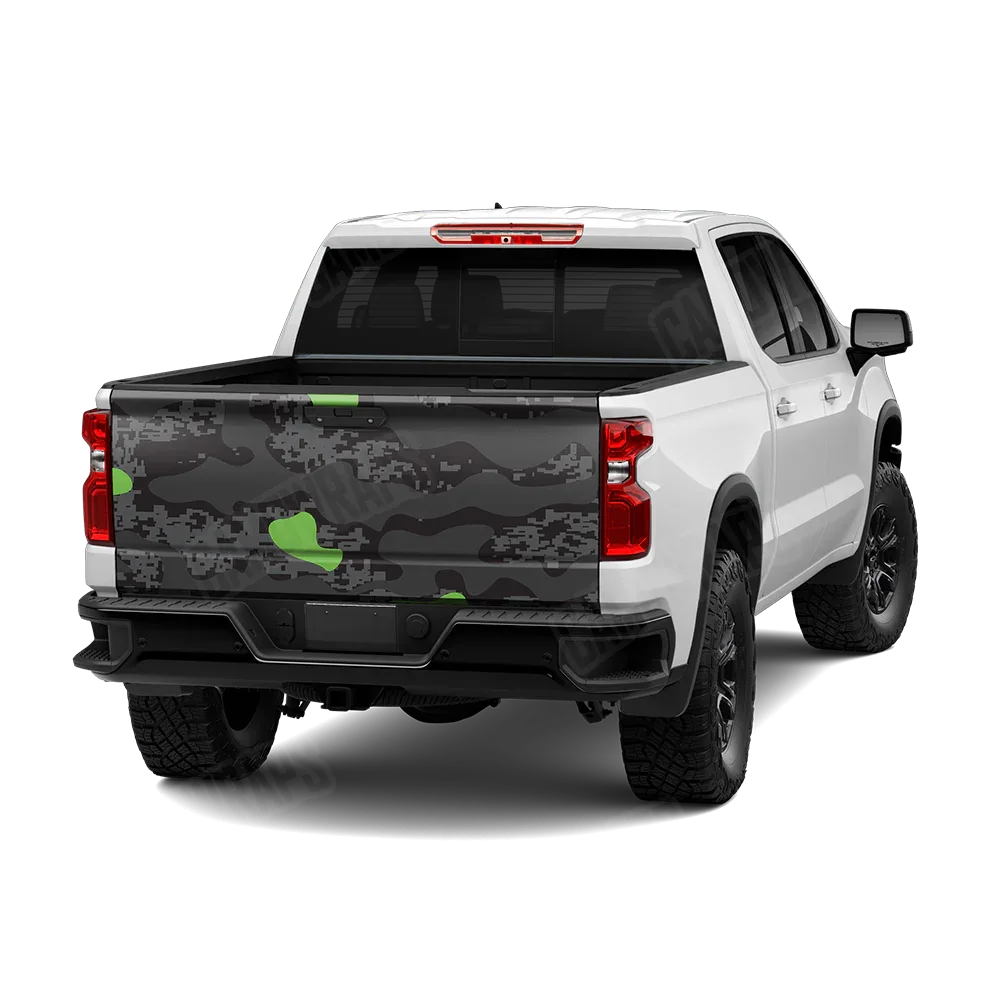 Compound Metro Green Tailgate Wraps
