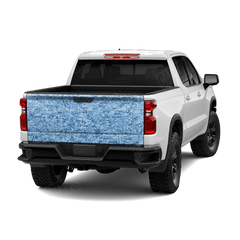 Digital Cool Blue Tailgate Wraps