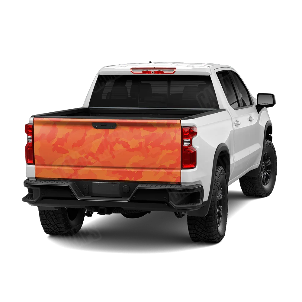 Erratic Elite Orange Tailgate Wraps