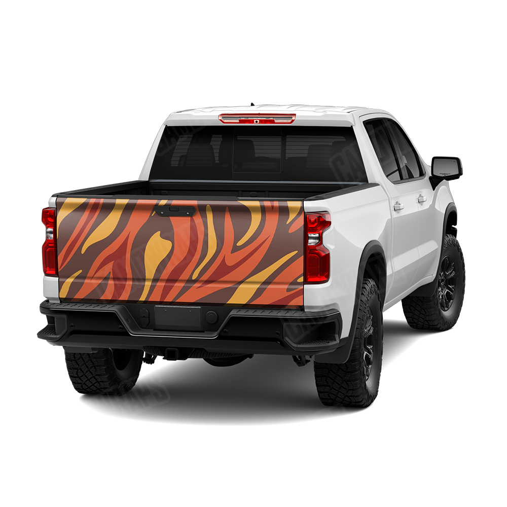 Fun Stripe Autumn Tailgate Wraps