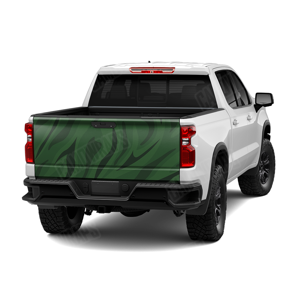 Fun Stripe Elite Green Tailgate Wraps