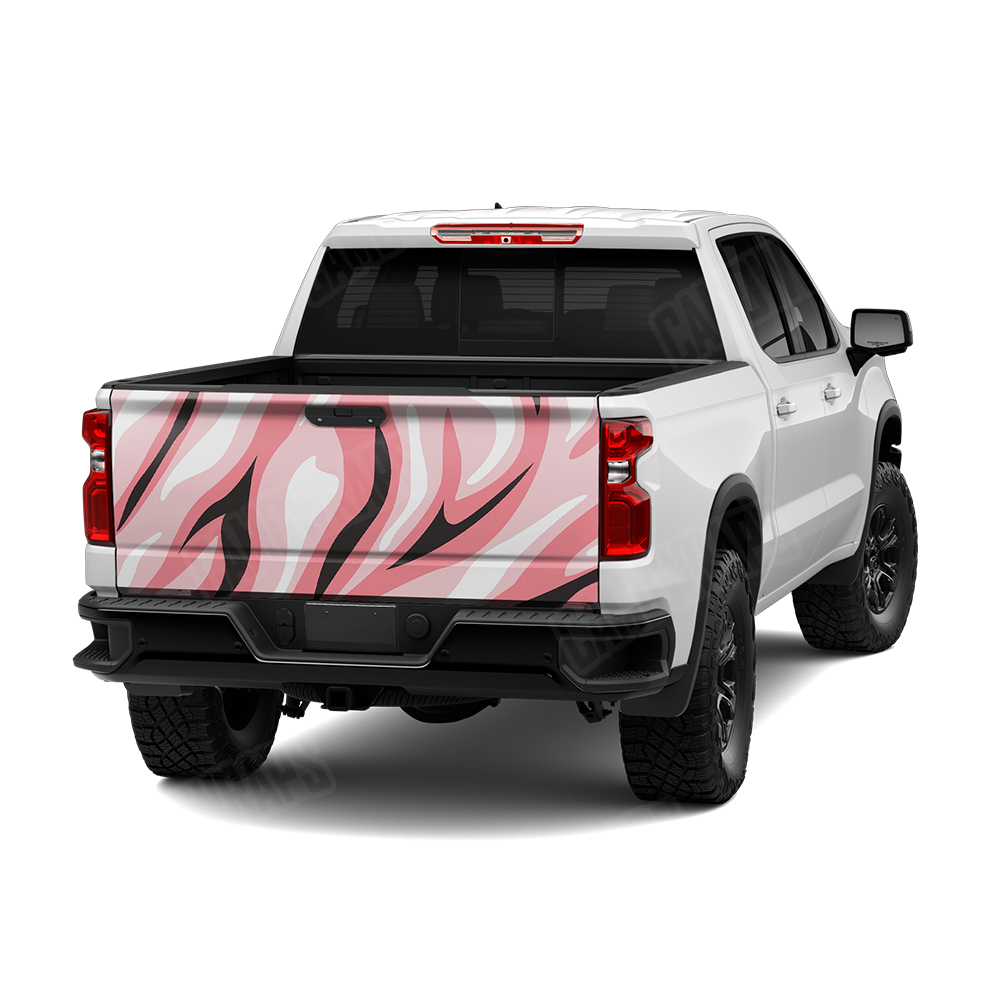 Fun Stripe Pink Tailgate Wraps