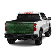 Halftone Splatter Elite Green Tailgate Wraps