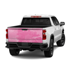 Halftone Splatter Elite Pink Tailgate Wraps