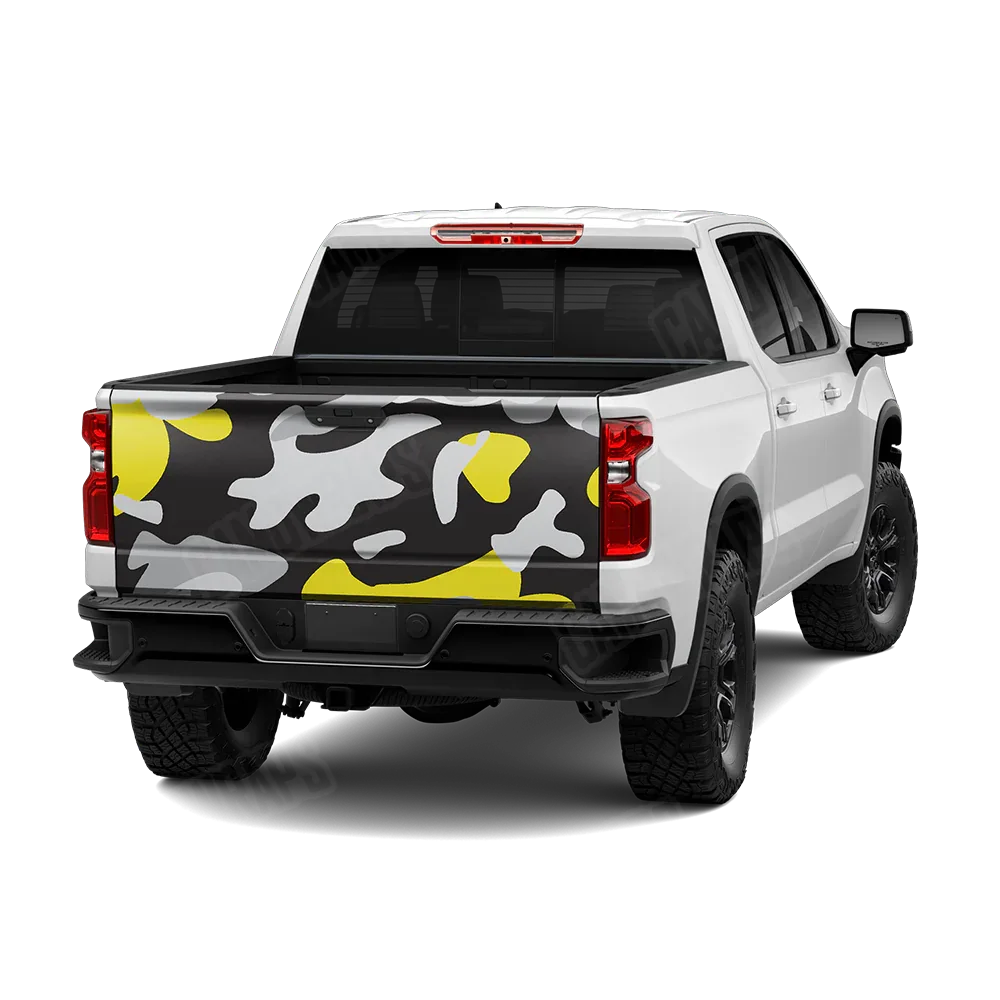 Classic Yellow Tiger Tailgate Wraps