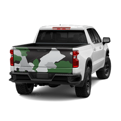 Cumulus Green Tiger Tailgate Wraps