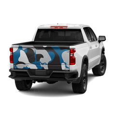 Ragged Blue Tiger Tailgate Wraps