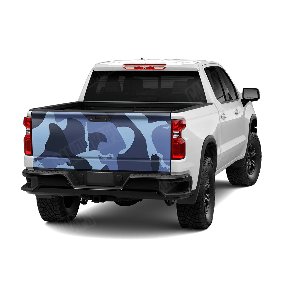 Ragged Blue Urban Night Tailgate Wraps