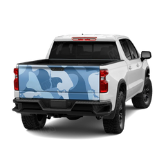 Ragged Cool Blue Tailgate Wraps
