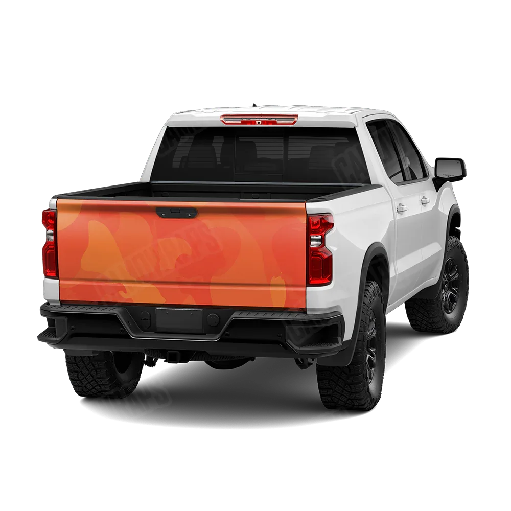 Ragged Elite Orange Tailgate Wraps