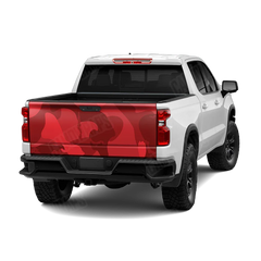 Ragged Elite Red Tailgate Wraps