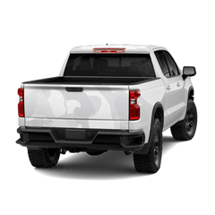 Ragged Elite White Tailgate Wraps