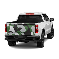 Ragged Green Tiger Tailgate Wraps
