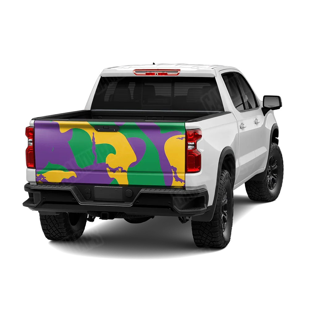 Ragged Mardi Gras Tailgate Wraps