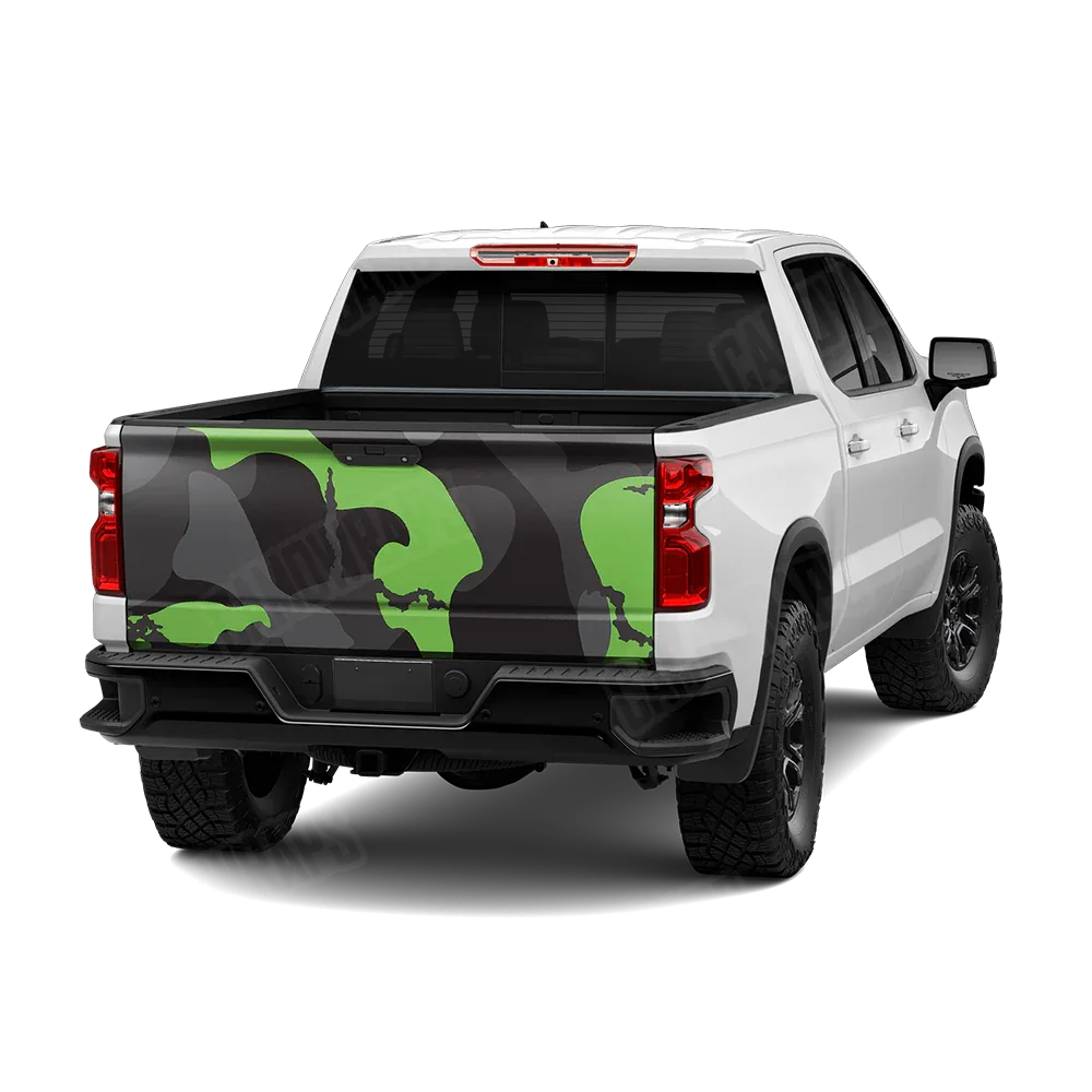Ragged Metro Green Tailgate Wraps