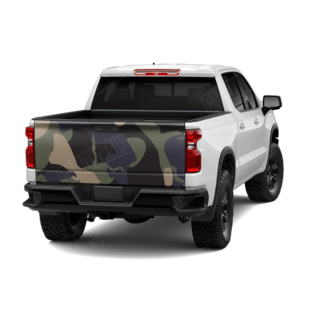 Ragged Militant Blue Tailgate Wraps