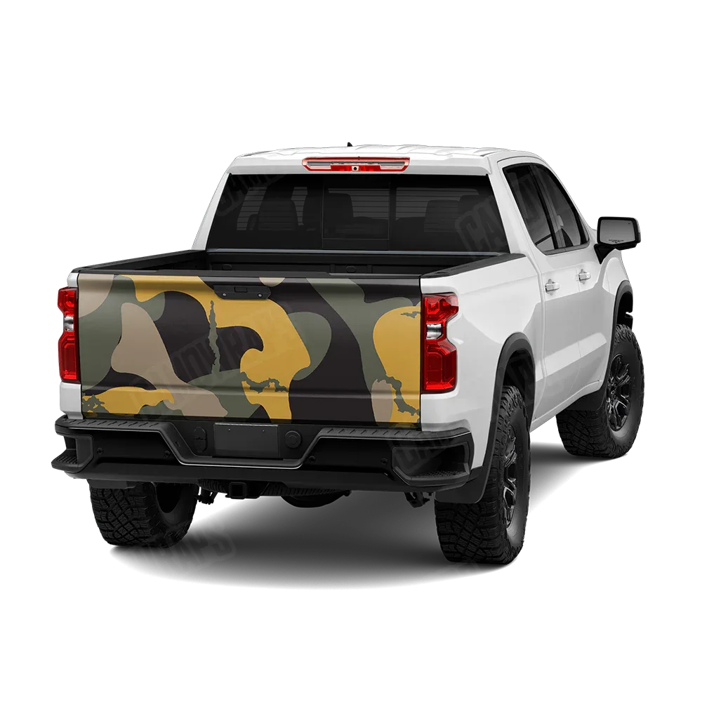 Ragged Militant Yellow Tailgate Wraps