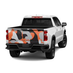 Ragged Orange Tiger Tailgate Wraps