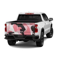 Ragged Pink Tailgate Wraps