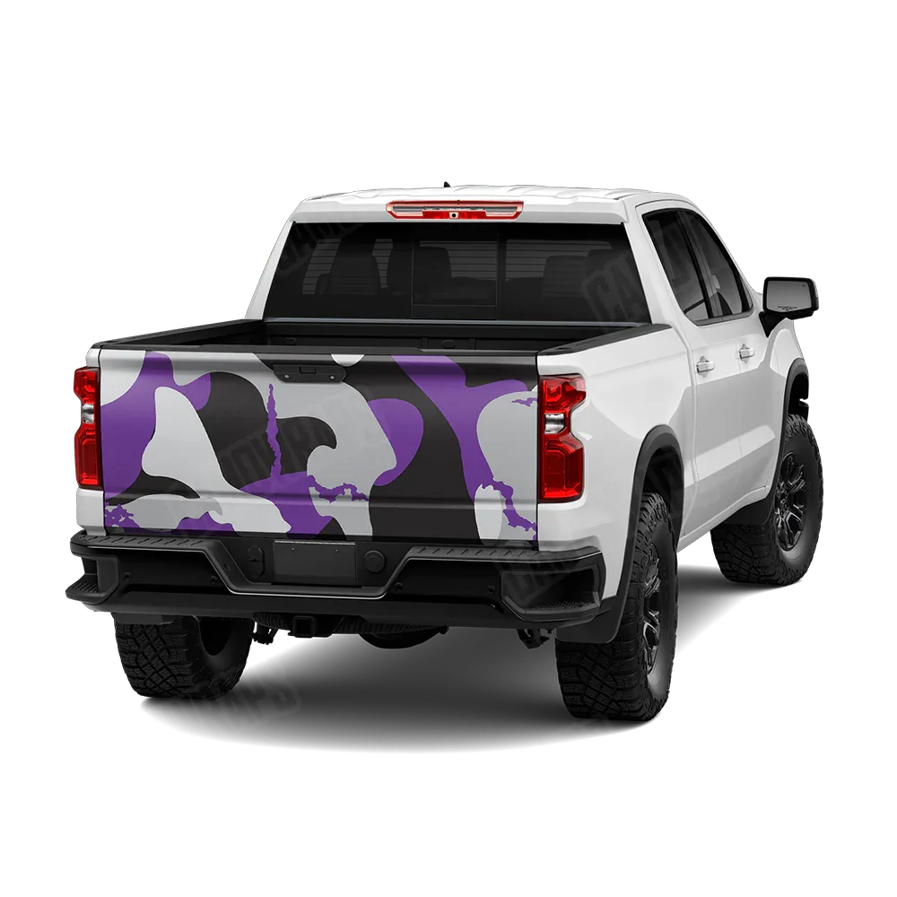 Ragged Purple Tiger Tailgate Wraps