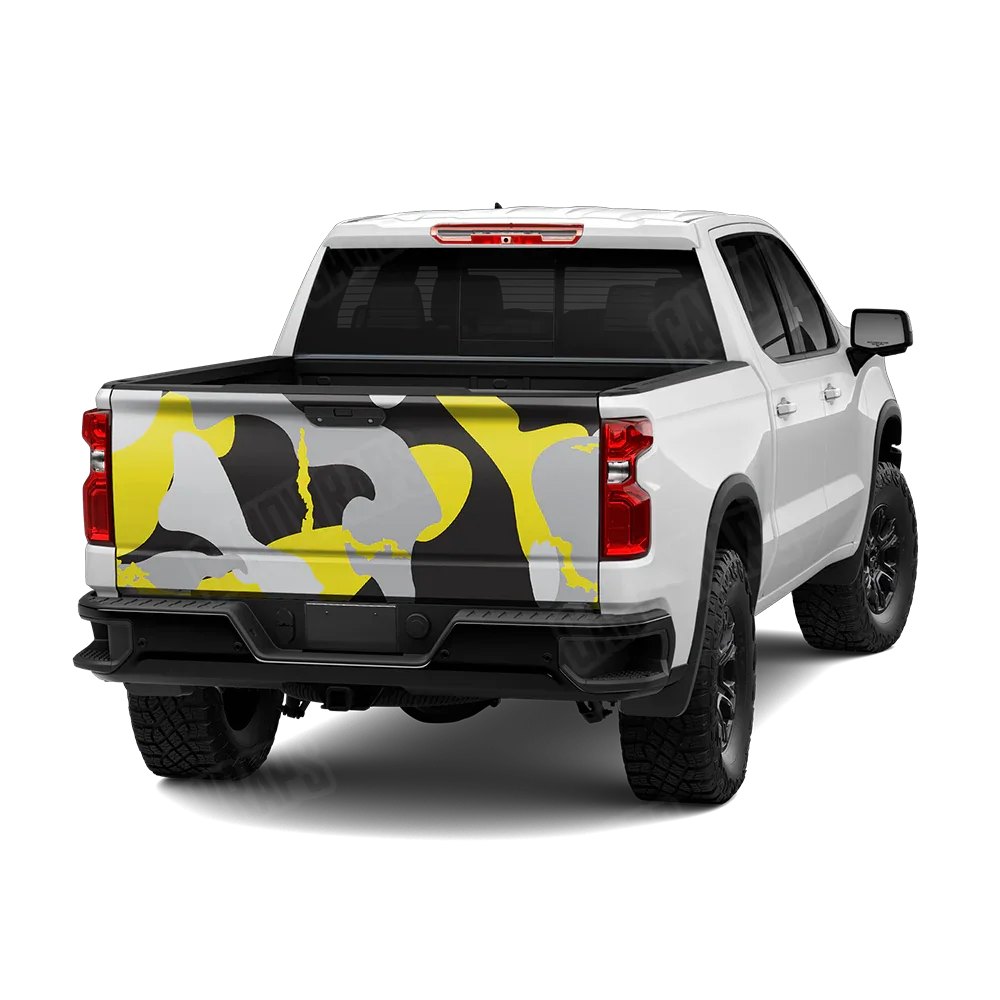 Ragged Yellow Tiger Tailgate Wraps