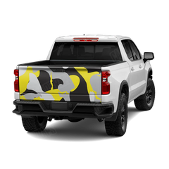 Ragged Yellow Tiger Tailgate Wraps