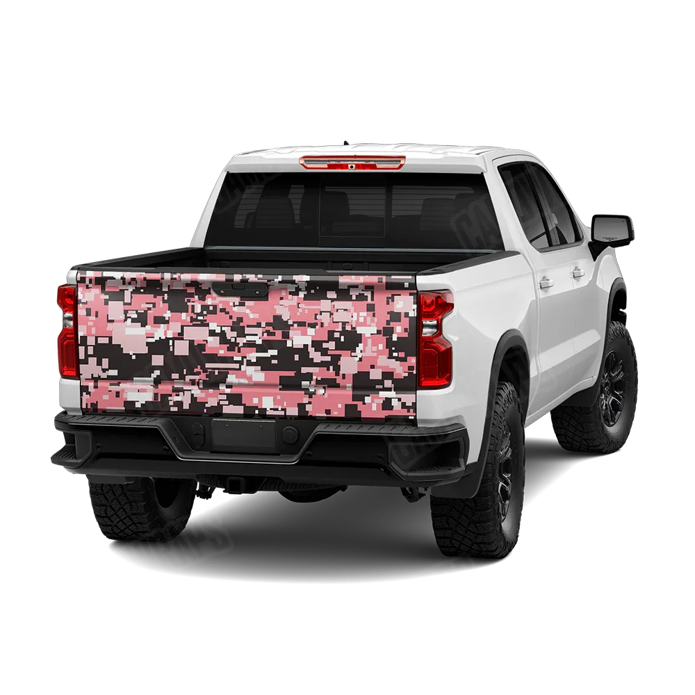 Digital Pink Tailgate Wraps