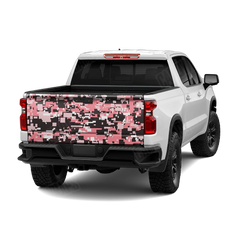 Digital Pink Tailgate Wraps