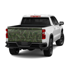 Ragged Army Dark Green Tailgate Wraps
