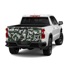 Ragged Green Tiger Tailgate Wraps