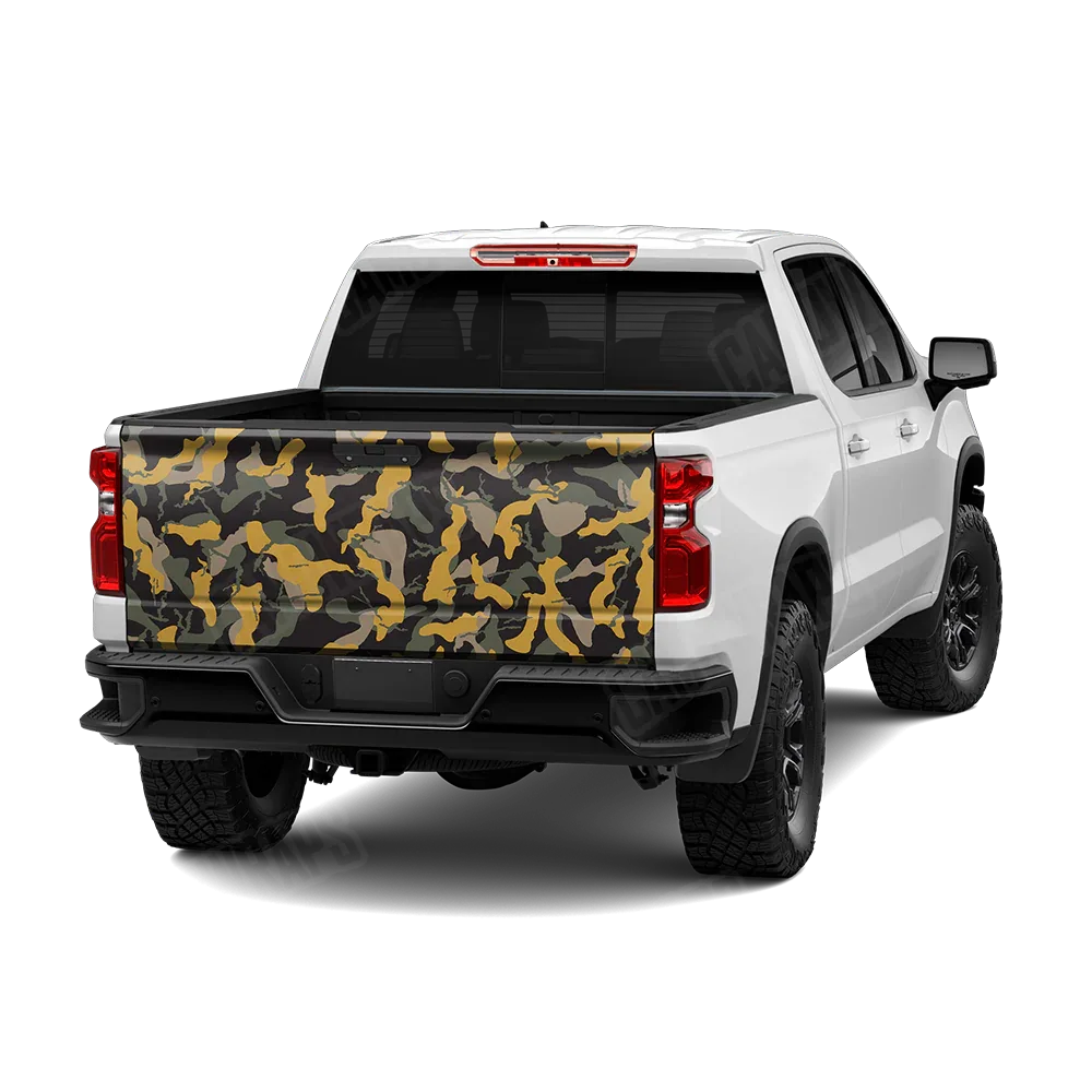 Ragged Militant Yellow Tailgate Wraps