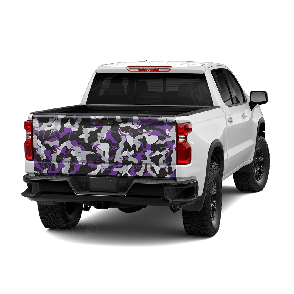Ragged Purple Tiger Tailgate Wraps