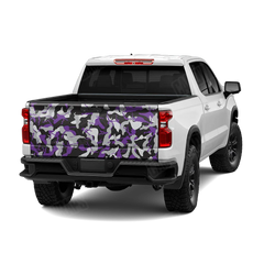 Ragged Purple Tiger Tailgate Wraps