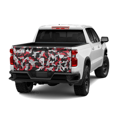 Ragged Red Tiger Tailgate Wraps