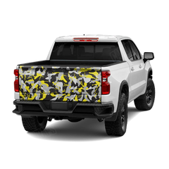 Ragged Yellow Tiger Tailgate Wraps