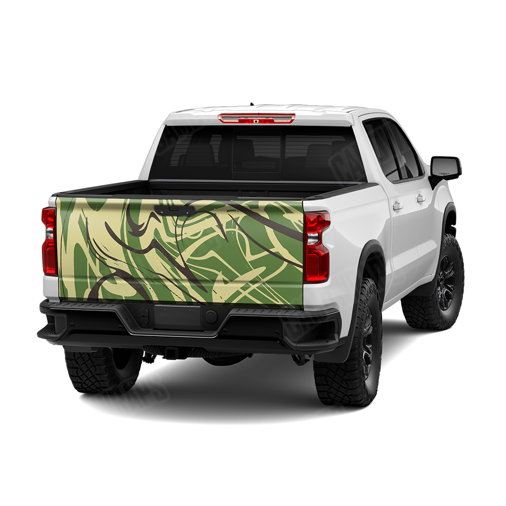 Liquid Smoke Jungle Tailgate Wraps
