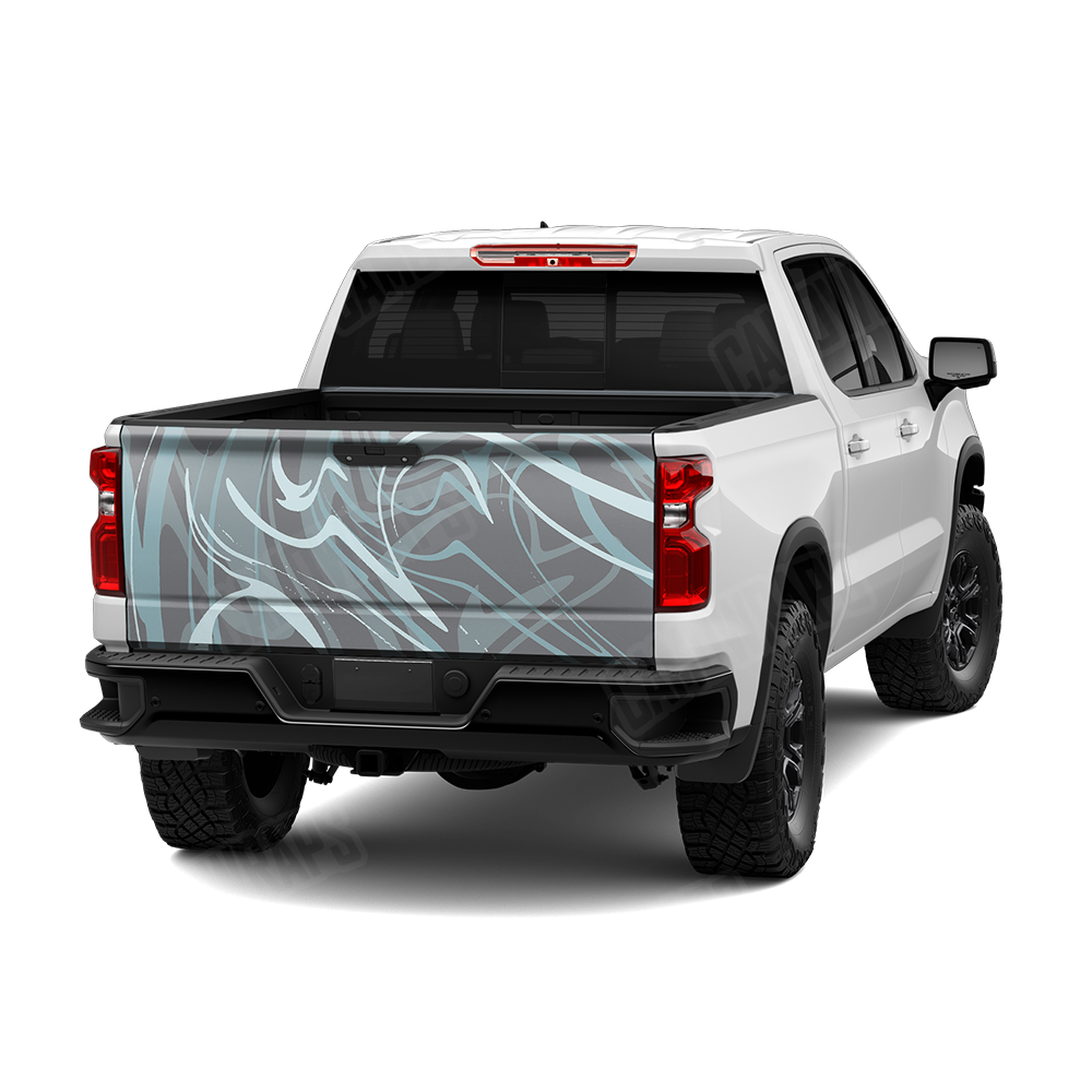 Liquid Smoke Overcast Tailgate Wraps