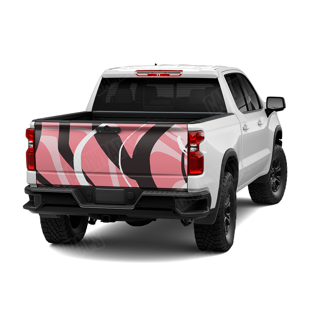 Liquid Smoke Pink Tailgate Wraps