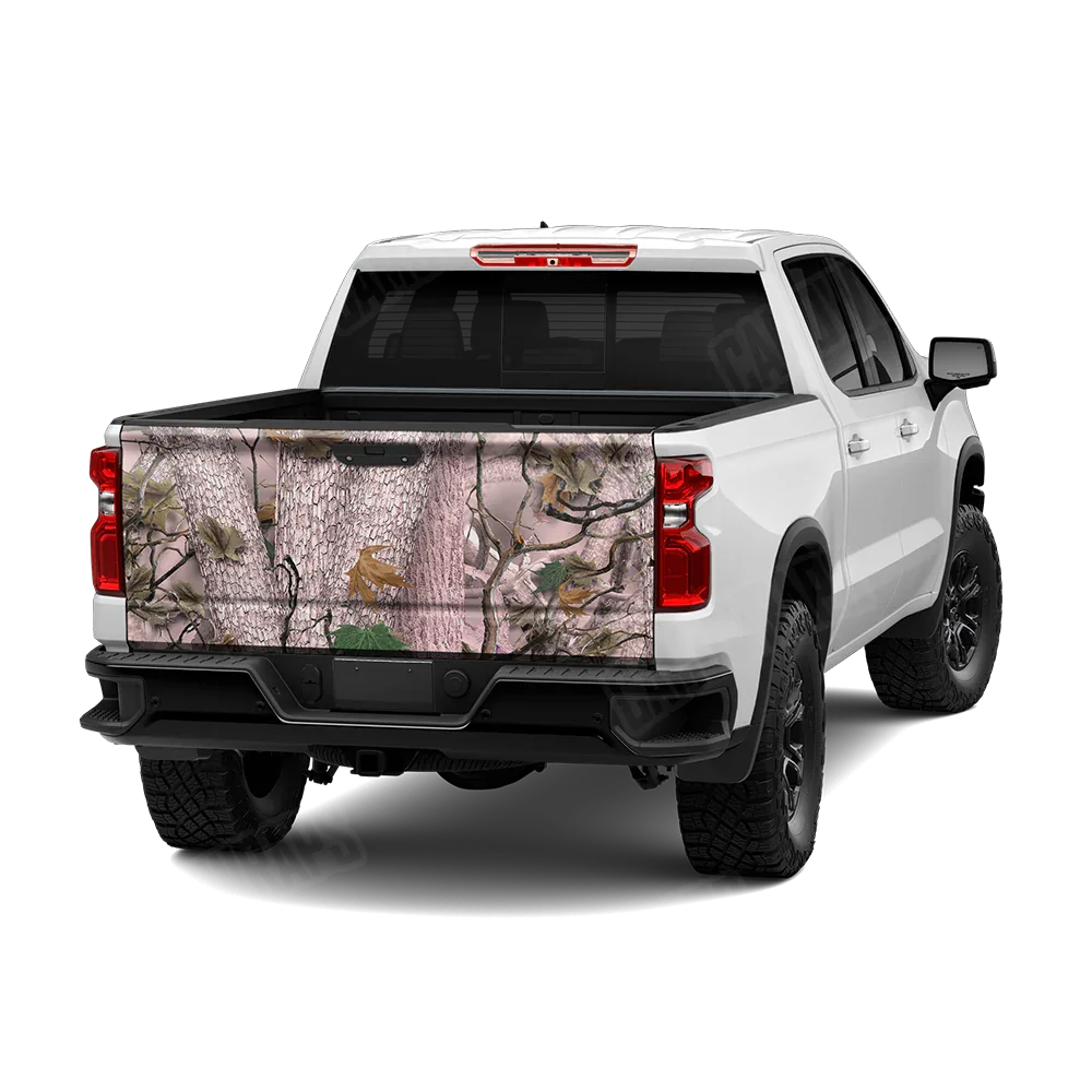 Nature Pink Forest Tailgate Wraps