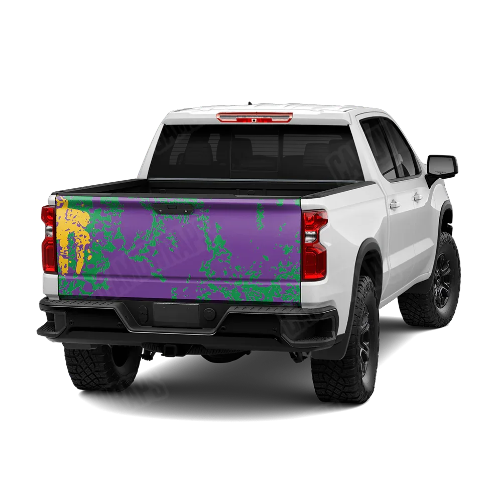 Pasted Mardi Gras Tailgate Wraps