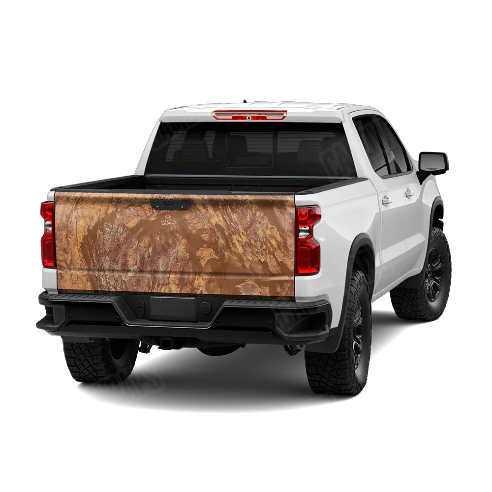 Realtree Aspect Burnt Orange Tailgate Wraps
