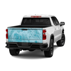 Realtree Aspect Sea Blue Tailgate Wraps