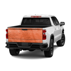 Realtree Fishing Orange Tailgate Wraps